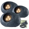 Lampa Ludeco INGOR PL2003, 1,5W, LED, IP44, šedá