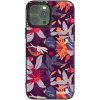 Picasee silikónový čierny obal pre Apple iPhone 13 Pro Max - Purple Leaf