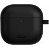 AppleKing obal s výklopným stojančekom a karabínou pre AirPods 4 - čierny - možnosť vrátiť tovar ZADARMO do 30tich dní