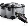 SW MOTECH TRAX ADV aluminium case system + Akrapovic Silver. 45/45 l. BMW R 1300 GS (23-)
