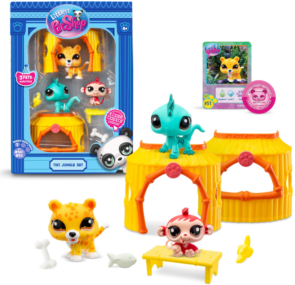 Littlest Pet Shop Jungle sada 3 kusov