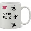 FOTOpošta Hrnček s fotkou rámik SRDCE 1 350 ml FOTOposta