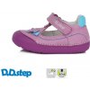 D.D.Step Kožené sandálky H066 kvet - mauve Veľkosť-obuvi: 21