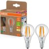 2x LED žiarovka P45 Ball E14 2,2W = 40W 470lm 2700K Warm 320° 214lm/W CLASSIC ENERGETIC EFFICIENCY Osram
