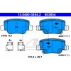 Sada brzdových platničiek kotúčovej brzdy ATE 13.0460-3854.2
