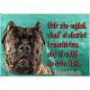 Pozorpes.sk, výstražná tabuľka (Cane corso)
