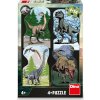 DINO Puzzle Jurský svet 4x54 dielikov