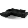 Signal Rohová rozkladacia sedacia súprava 272 JENNY Čierna Ľavá