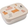 Liewood Obedový box Arthur Cats and Dogs Sandy