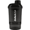 BiotechUSA Šejkr Wave + nano 300ml - černý