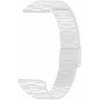 Biely kovový originálny remienok k hodinkám Madvell Lotus 20mm