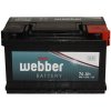 WEBBER Autobatéria 12V, 74AH, 680A,WA0740