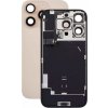 Apple iPhone 16 Pro - Sklo Zadného Housingu + Sklíčko Kamery + Kovový Pliešok + Magsafe Magnet (Desert Titanium), Desert Titanium