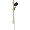 Hansgrohe Rainfinity - Set sprchovej hlavice, tyče a hadice, 3 prúdy, zlatá - 28745990