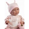 Llorens 74108 NEW BORN realistická bábätko so zvukmi a mäkkým látkovým telom 42