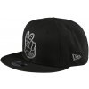 Troy Lee Designs TLD Peace Sign Snapback, šiltovka - Black Osfa