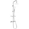 MEXEN/S - KT67 Sprchový stĺp s termostatickou batériou, chróm / biela 771506793-00