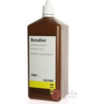 Betadine dezinfekčné mydlo 75 mg/ml sol.der.1 x 1000 ml od 19,3 € -  Heureka.sk