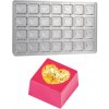 Forma na pralinky polykarbonátová SRDCE MA1056