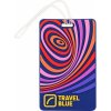 Travel Blue Waves Id Tag