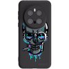 Picasee silikónový čierny obal pre Honor Magic7 Pro 5G - EARTH - Lebka 3.0