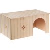 Ferplast drevený domček pre zajaca SIN 4646 33 x 23,6 x 16 cm