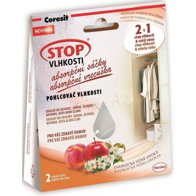 Henkel CERESIT Stop Vlhkosti 2v1 Ovocie absorpčné vrecúška 2x50g
