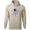 Florbalátor - Mikina pánska Cape s kapucňou - 3XL ( Ľadovo sivá )