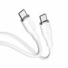 Datový kabel USB C - USB C Voltme Powerlink Moss Series CTC 3A/60W 1m, bílý