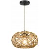 Závesná lampa Comely Luster Ratan 1 -svetelný bod E27