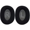 Náhradné Náušníky pre Logitech G Pro X, Pamäťová pena + Textil, Čierne, Chladivý Gél, 1 pár