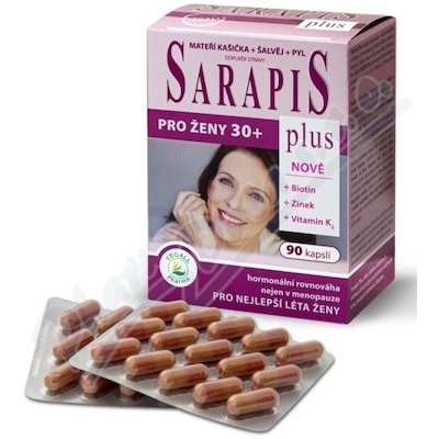 Sarapis plus pro ženy 30+ 90 kapsúl