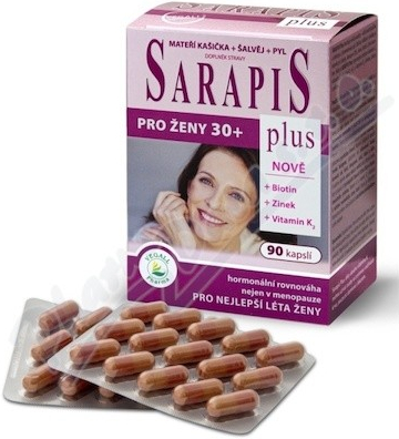 Sarapis plus pro ženy 30+ 90 kapsúl