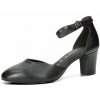 Tamaris dámske kožené lodičky - čierne - 38