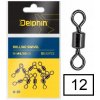 Delphin Rolling Swivel A-01 BN veľ.12 10 ks