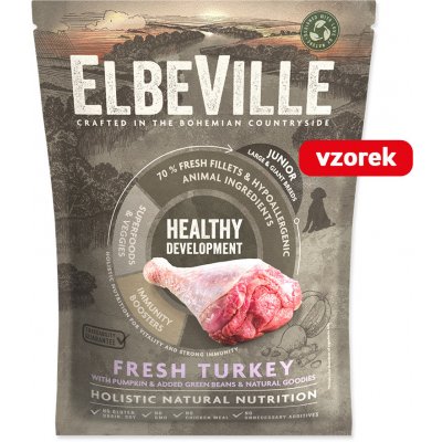 Elbeville Puppy & Junior Large Fresh Turkey Healthy Development 100 g