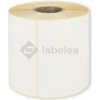 Labelea Samolepiace TERMO etikety 100x150 mm biele papierové, 500 etikiet na rolke, Farba etikiet Biela, Vnútorný priemer dutinky 40 mm ETM100150W