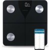 EVOLVEO Salente SlimFit, osobní diagnostická fitness váha, Bluetooth, černá