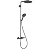 Hansgrohe Raindance Select S - Sprchový set Showerpipe s termostatom, 3 prúdy, matná čierna - 27633670