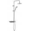 Sprchový systém SAT s termostatickou batériou biela/chróm SATSSTKP