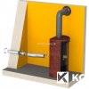 KomínyCZ - Sada externého prívodu vzduchu 100 mm biela
