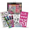 Monster high tetovacia sada s trblietavými gélmi a samolepkami