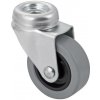 Walteco Prístrojové koliesko otočné pre tvrdé podlahy so stredovou skrutkou, priemer 50 mm , 9147436