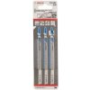 BOSCH 2608636706 pílky do priamočiarej píly T321BF 132mm, kov, sklolaminát 3ks