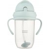 Canpol babies nedávkovací pohár so slamkou a závažím 270 ml zelený