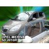 Deflektory na Opel Meriva, 5-dverová, r.v.: 2010 -