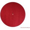 Dynavox Slipmate Neutral Anti-static PM2 Red - Kvalitní tvarově stálý filcový slipmat