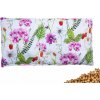 VFstyle nahrievací vankúšik s čerešňovými kôstkami 30x15 cm Flowers