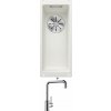 Blanco SUBLINE 160-U biela 523400 + Blanco MILI chróm 519413