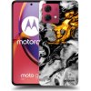 Picasee silikónové Motorola Moto G84 5G - Black Gold 2 čierne